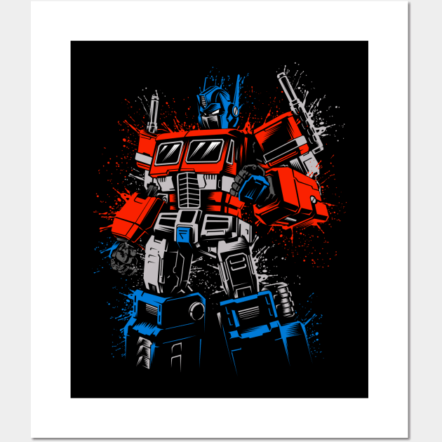 Splatter Prime Wall Art by albertocubatas